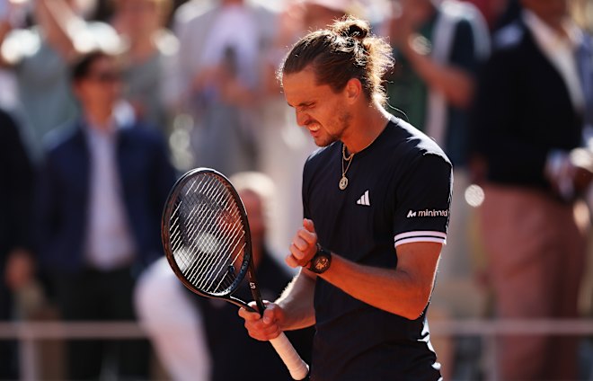 Alexander Zverev into Roland-Garros final against Flavio Cobolli