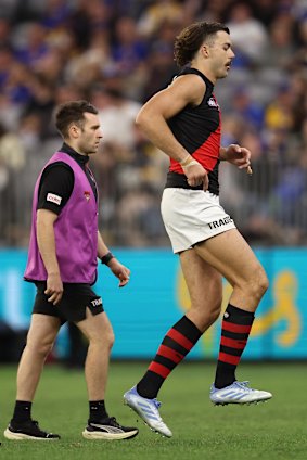 Sam Draper comes from the ground.