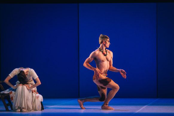 Jake Mangakahia and Grace Carroll in the Australian Ballet’s production <i>Nijinsky</i>.