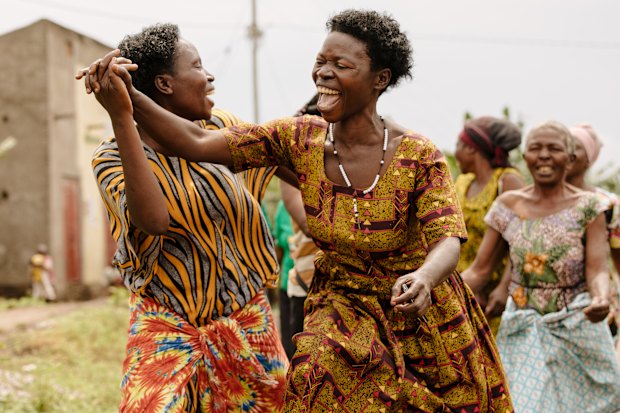  Biira Jetrace says healing happens too through physical movement, of dancing side by side. “When we dance, sometimes we forget what is hitting us behind. We are in our new life. We are now free from violence.” 
