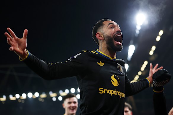 Matheus Cunha scored a stunning winner to seal back-to-back wins for United.