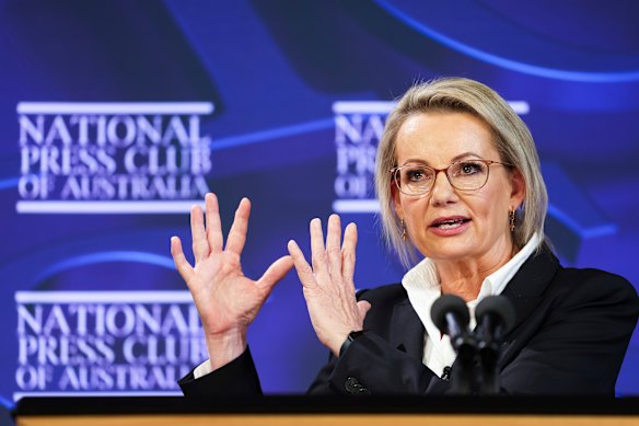 Sussan Ley at the National Press Club.