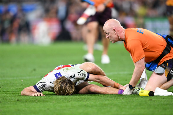 Ryan Papenhuyzen has suffered some horrific injuries and concussions during his NRL career.