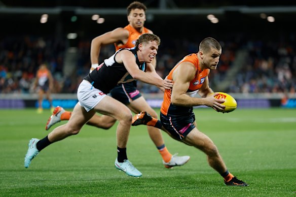 Xavier O’Halloran is in career-best form at Giants