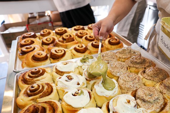Spoonfuls of icing at Sundays, Bondi.