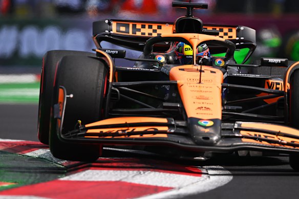 Oscar Piastri at the 2024 Mexican Grand Prix.
