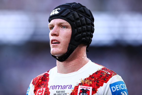 Dragons halfback Kade Reed made his debut under interim coach Dean Young.