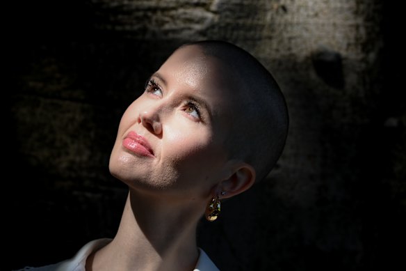 Erin has suffered from trichotillomania since her teens, and recently made the decision to shave her head in an effort to curb the disorder.