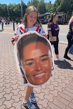 Roosters fan Jayde Bruce is backing her team to go back-to-back in the NRLW.