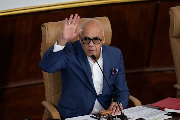 Jorge Rodriguez is another key figure in the regime as head of the National Assembly and one of Maduro’s closest advisers.