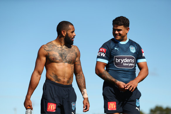 Josh Addo-Carr and Latrell Mitchell.