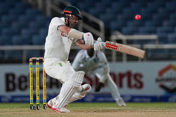 Travis Head goes on the attack in the Third Test.