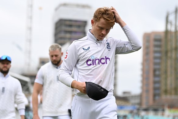 Former England vice-captain Ollie Pope.