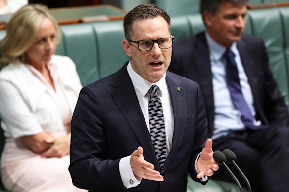 Manager of opposition business Alex Hawke says Prime Minister Anthony Albanese has become arrogant.