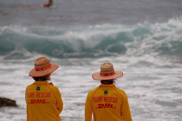 Thankfully Killcare was a patrolled beach; two lifeguards sprang into action to rescue my husband and child from a rip.