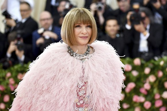 Anna Wintour, a former Vogue editor and global chief content office of Condé Nast.