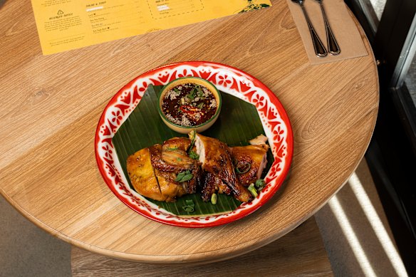 Six Streets’ gai yang (roast chicken).