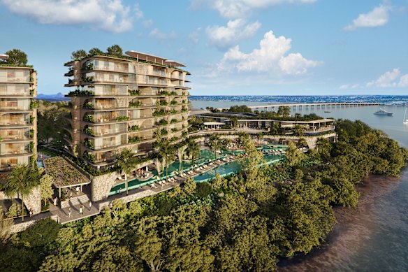 The developer says the complex will attract 117,000 visitor nights per year, and support almost 1000 jobs. 