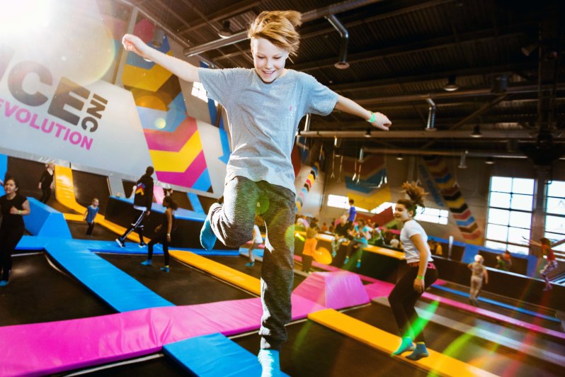 Internal look at the BOUNCE events space in Sydney’s Homebush.