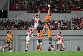 The Wallabies&rsquo; lineouts were excellent, and Josh Canham turned in a near Man of the Match performance.