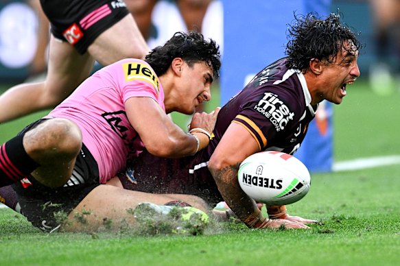 Kotoni Staggs brings the power and passion for Brisbane.