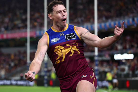Lachie Neale was in vintage touch for the two-time reigning premiers.