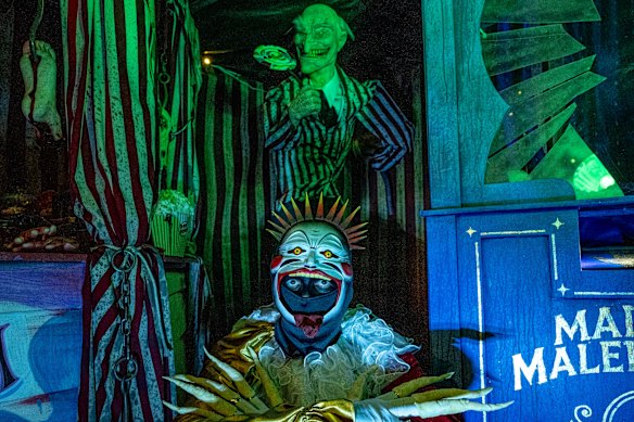 Will Cox as Mr Moon as part of Luna Dark.