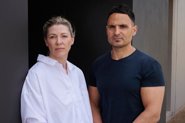 Aimee and Nick Mazza, who unwittingly invested $250,000 into Anthony Del Vecchio’s private Ponzi scheme.