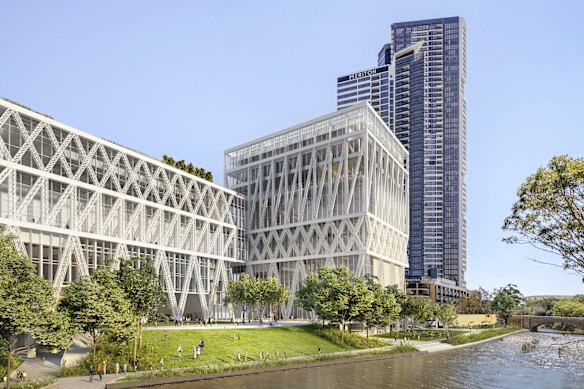 An artist’s impression of the Parramatta Powerhouse.