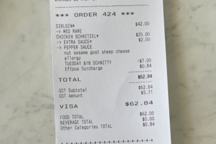The bill.