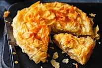 Helen Goh's apple, raisin and armagnac croustade.