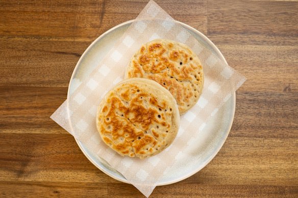 A Bit of Kentish Crumpet delivers two light but excellently chewy crumpets with butter and a choice of spreads.