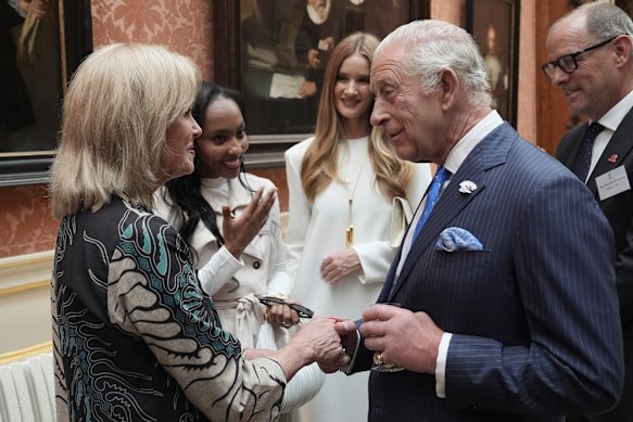 Lumley (left) describes King Charles as “the most extraordinary Prince of Wales, and … one of the best kings we’ll ever have”.