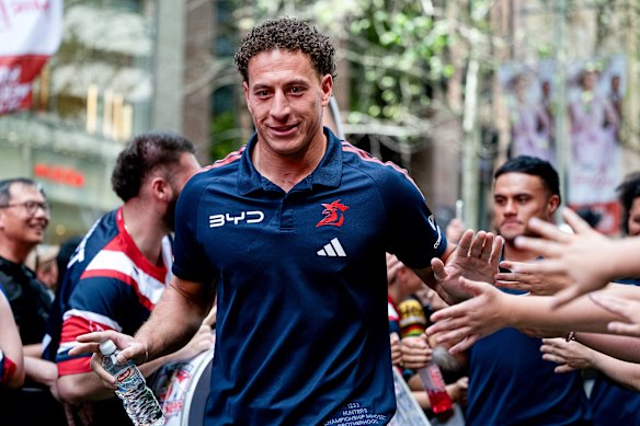 Mark Nawaqanitawase has become a firm favourite with Roosters fans thanks to his outrageous skill.