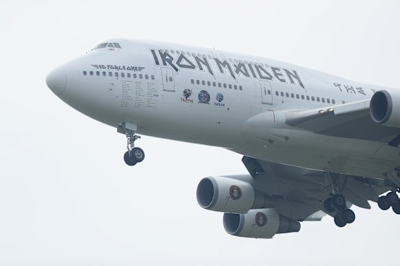 Iron Maiden’s “Ed Force One”.