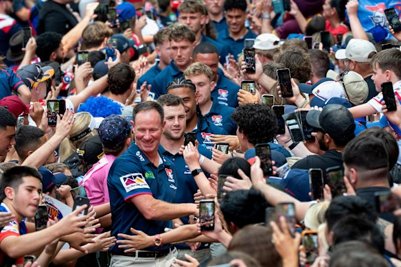 Man of the people: Newcastle coach Justin Holbrook