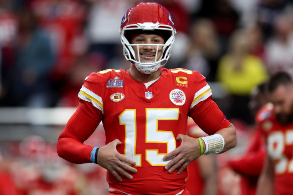 Patrick Mahomes, not exactly an Adonis.