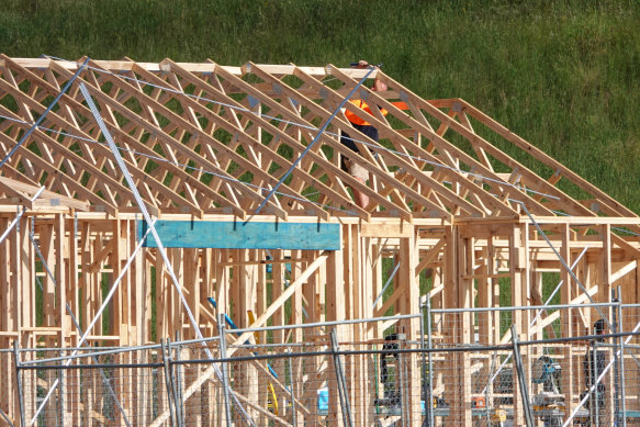 Wood is used for the frames of most houses in the United States and Australia.