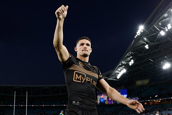 Panthers halfback and co-captain Nathan Cleary.