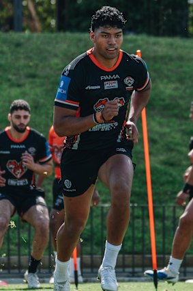 Heamasi Makasini will make his debut for Wests Tigers on Saturday.