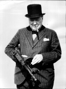  A machinegun response.