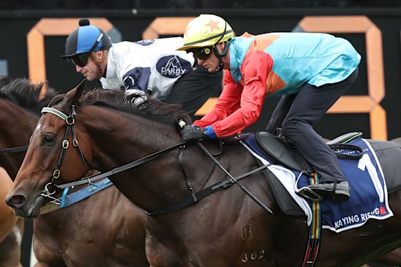 Zac Purton puts Ka Ying Rising through his paces last week.