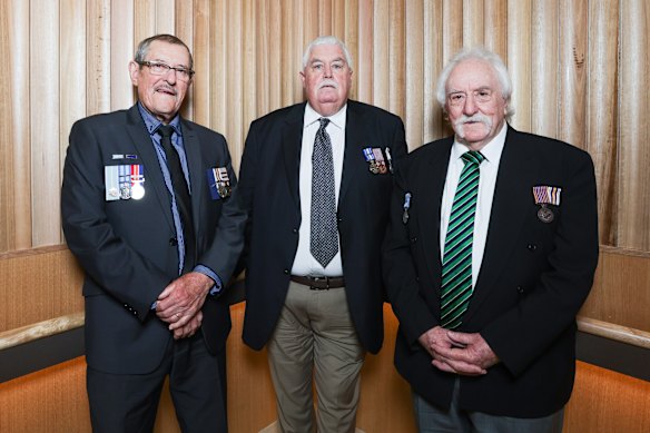 Former police officers Peter Beacroft,  Pat Brear and Dennis Monk were finally commended for their 1984 bravery at a ceremony on July 24 this year. Former commander of the SWOS team, Albert Bennett, was also commended, but was unable to attend.