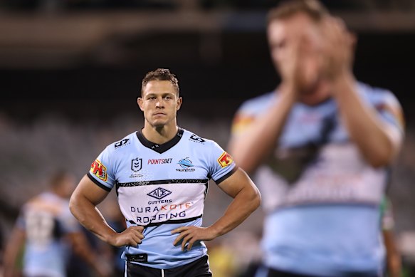 Scott Sorensen after losing a final with the Sharks in 2020, the year before he joined Penrith.
