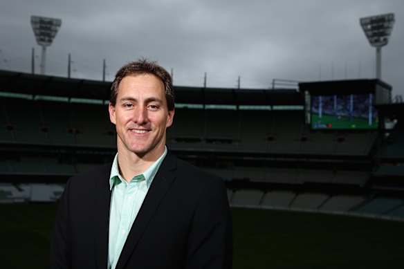 Fydler pictured at the MCG ahead of the 2016 Rio Olympic Games, for which he was Australia’s deputy chef de mission.