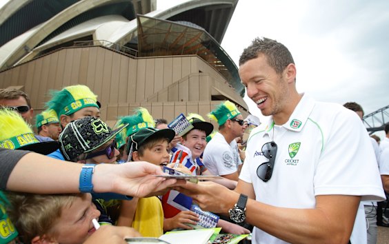 Before he went blond, Siddle played 67 Tests for Australia.