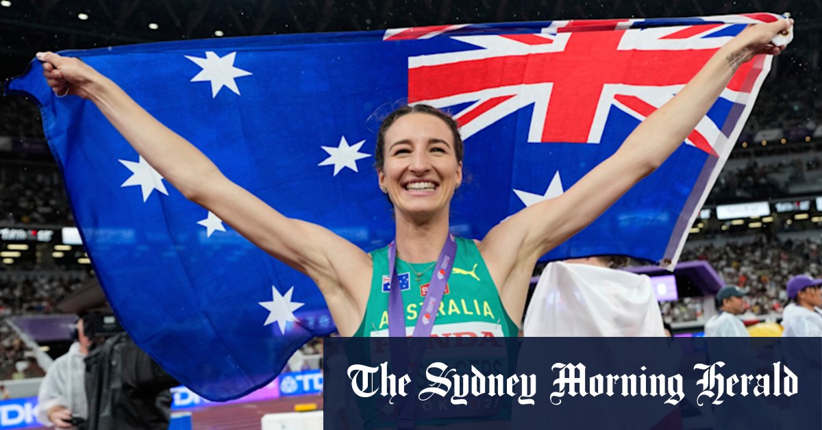 Nicola Olyslagers wins high jump gold for Australia