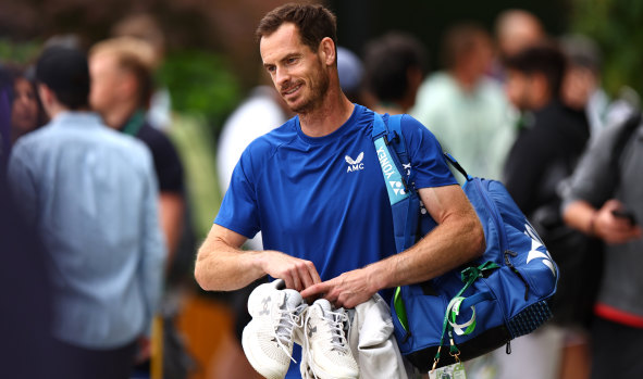 Andy Murray is acceptable   to marque   his telephone  connected  whether helium  volition  play   astatine  Wimbledon this year.