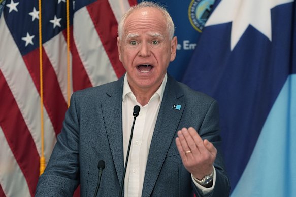 Minnesota’s Democratic Governor Tim Walz spoke with President Donald Trump on Monday, US time.