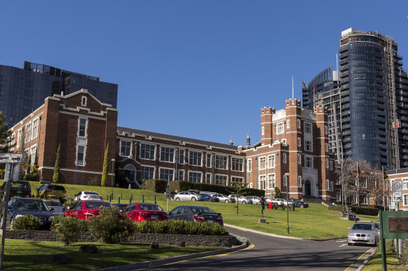 Melbourne High School in South Yarra.